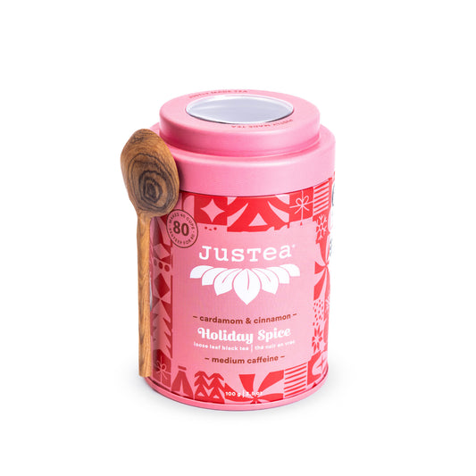 Clearance - JusTea-Holiday Spice Tin 100g