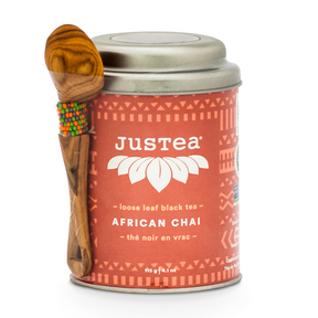 JUSTEA -     African Chai Black Tea (tin)    115g