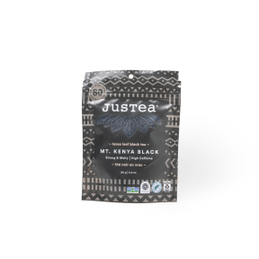 JUSTEA -   Mt Kenya Black Tea, 80 Cup Recyclable Pouch    90g