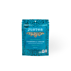 JUSTEA -     Chamomile Dream Tea, 80 Cup Recyclable Pouch      45g