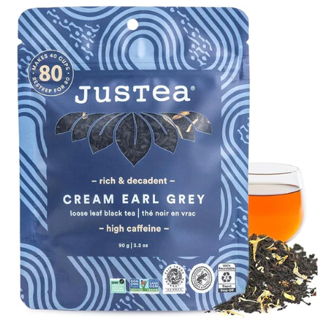 JusTea-Cream Earl Grey  ( 6 x 90g )