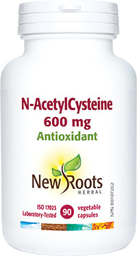 NEW ROOTS    N-AcetylCysteine NAC · 600 mg    90 capsules