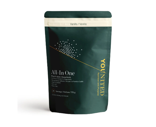 YOUNITED - All in One Organic Plant Protein+ Superfood - 775g - Vanilla