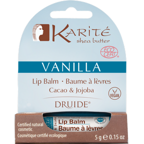 DRUIDE Laboratories   Shea Butter & Vanilla Lip Balm 5g