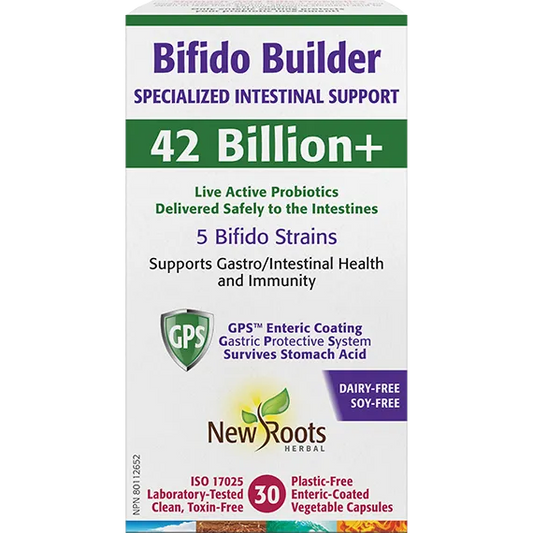 NEW ROOTS    Bifido Builder Specialized Intestinal Support    30 capsules