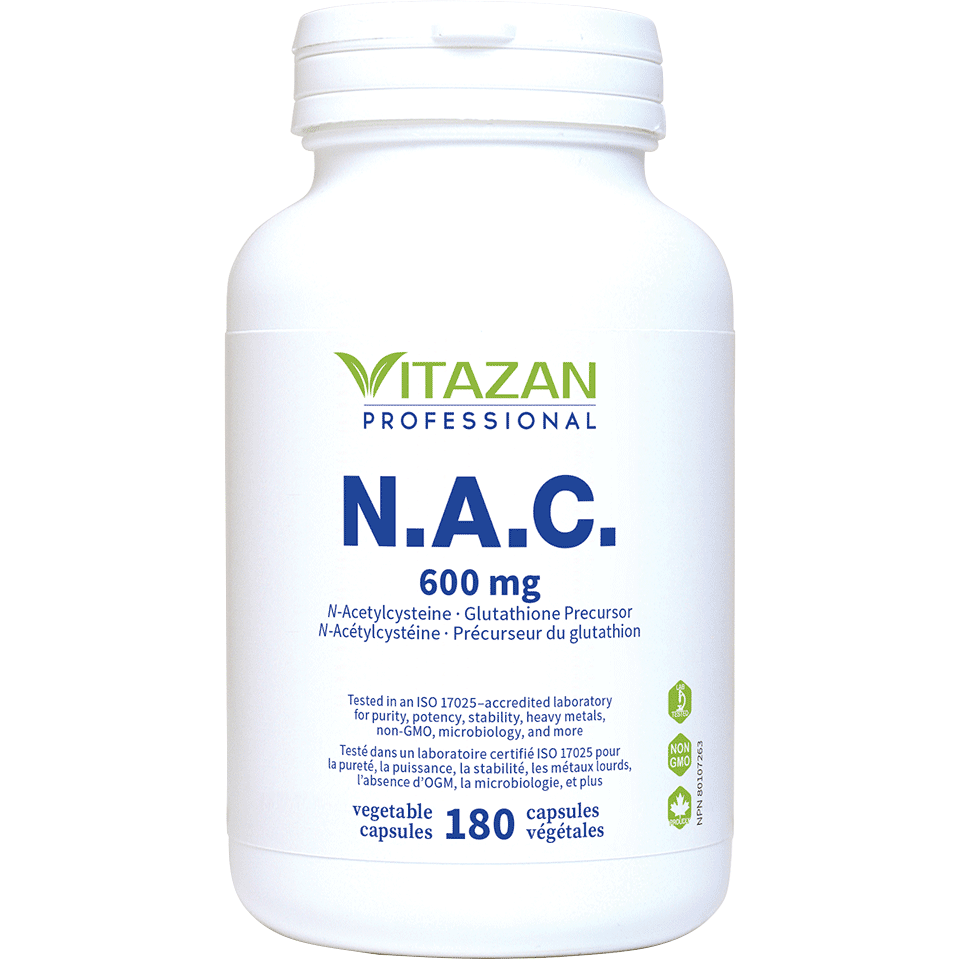 Vitazan    N.A.C. (600 mg · N-Acetylcysteine) 180 capsules