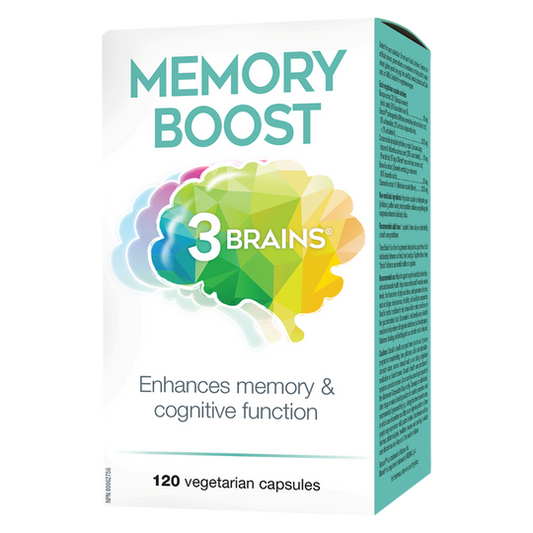 3 Brains  Memory Boost 120 vcaps