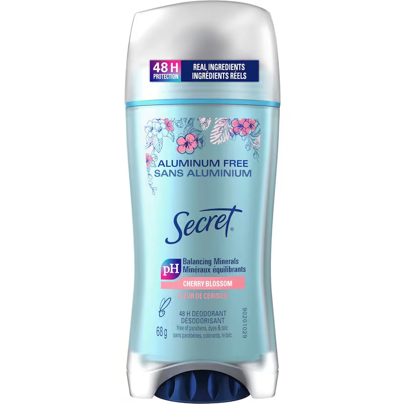 SECRET DEODORANT ALUMINUM FREE CHERRY BLOSSOM 68G