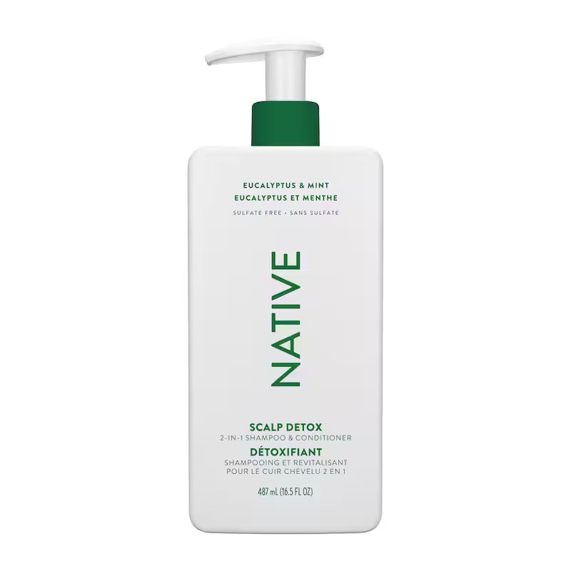 NATIVE SHP 2IN1 DETOX EUCALYPTUS&MINT 487ML