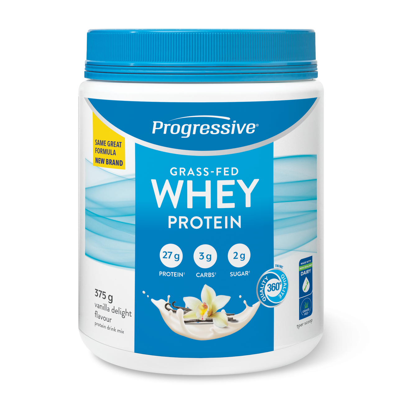 Progressive Grass Fed Whey Protein -  375g Vanilla