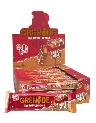 GRENADE  BAR  GINGERBREAD  12*60G BARS