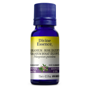 Divine Essence   Geranium Rose (Egypt) (Conv) 15ml