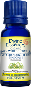 Divine Essence   Cedar - White (Cedar leaf) (Org) 15ml