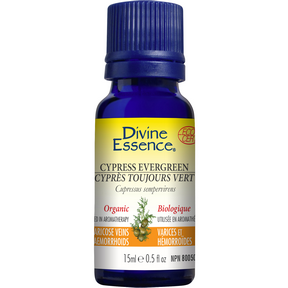 Divine Essence   Cypress - Evergreen (Organic) 15ml