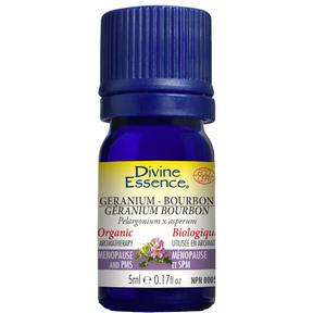 Divine Essence   Geranium Bourbon (Organic) 5ml