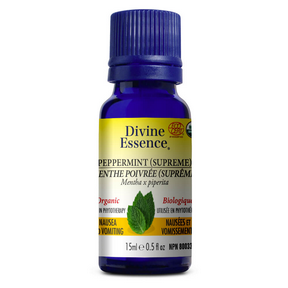 Divine Essence   Peppermint Supreme Organic 15ml