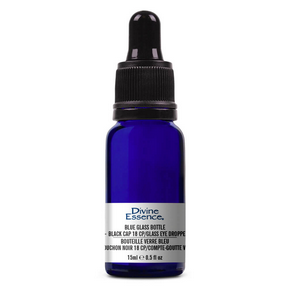 Divine Essence   Bl. Glass Bottle 15ml + Gl. Dropper 15ml