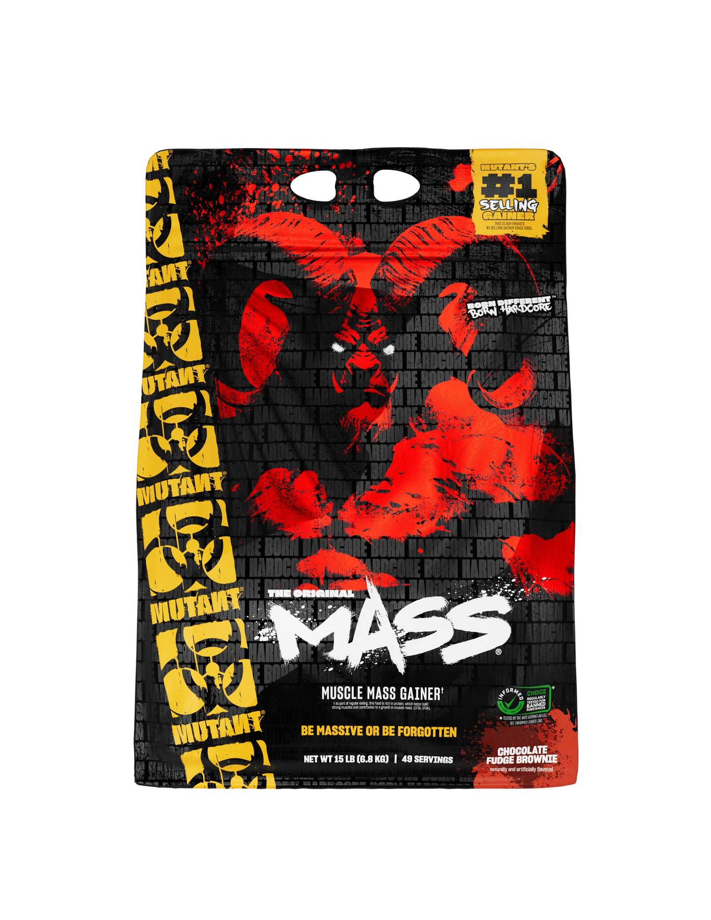 Mutant  MUTANT® MASS®  Chocolate Fudge Brownie   6.8 kg (15 lbs)
