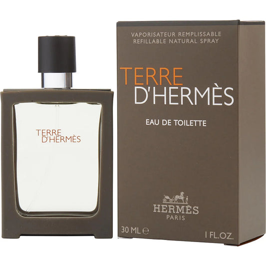 Hermes    Men    Terre D'hermes    30 ml Eau De Toilette Spray Spray Refillable