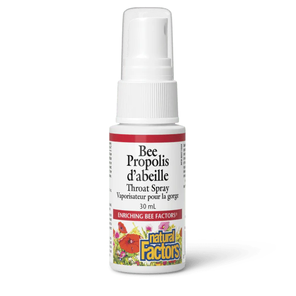 Natural Factors   Bee Propolis Tincture Throat Spray   30 mL spryspry