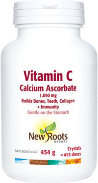 New Roots   Vitamin C Calcium Ascorbate · 1,090 mg   454 g