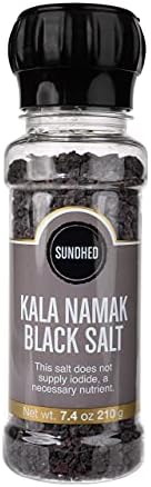 SUNDHED    Himalayan Gourmet Salt Grinders    SUNDHED    Himalayan Gourmet Salt Grinders    Black/Kala Namak Salt Grinder 210g