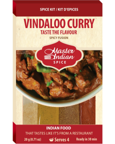 Master Indian Spice   Vindaloo Curry 6 x 20g