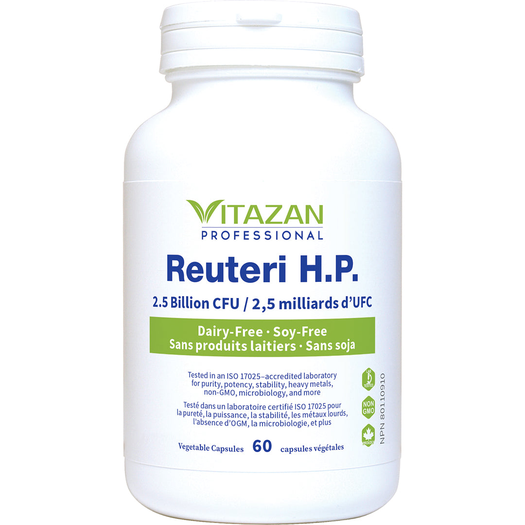Vitazan    Reuteri H.P. (2.5 Billion CFU · Dairy-Free · Soy-Free) 60 capsules