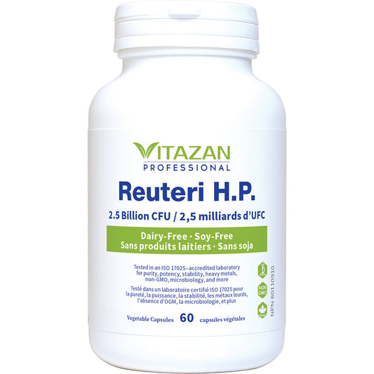 Vitazan    Reuteri H.P. (2.5 Billion CFU · Dairy-Free · Soy-Free) 60 capsules