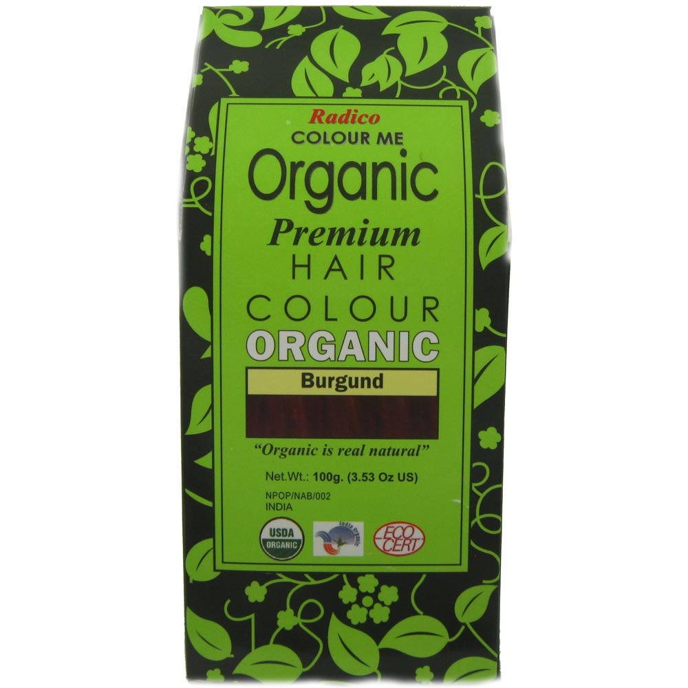 Radico_Radico Org. Hair Colour Powder - Burgundy_100g