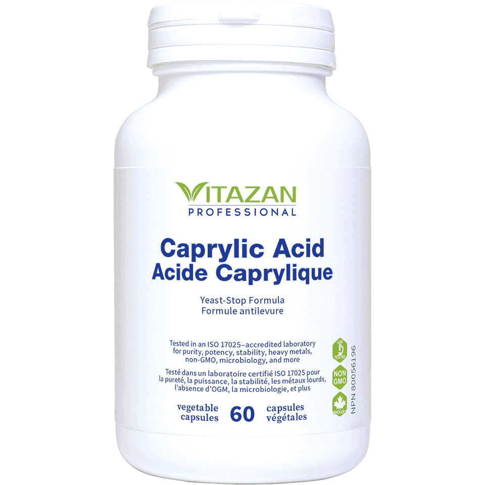 Vitazan    Caprylic Acid (400 mg · Standardized Extract) 60 capsules