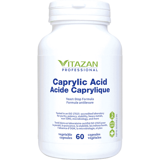 Vitazan    Caprylic Acid (400 mg · Standardized Extract) 60 capsules