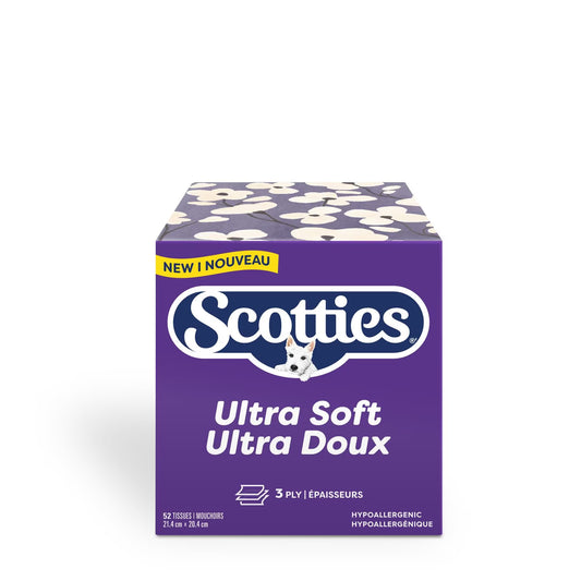 SCOTTIES ULTRA SOFT W/LOT CUBE 52 pack of 24