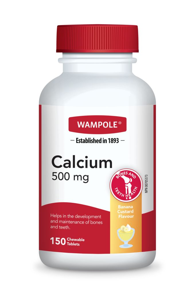 CALCIUM CHEW TAB 500MG BANANA WAMPOLE 150 TAB CHEW