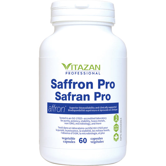 Vitazan    Saffron Pro (With affron® · Superior Bioavailability and Clinically Supported) 60 capsules