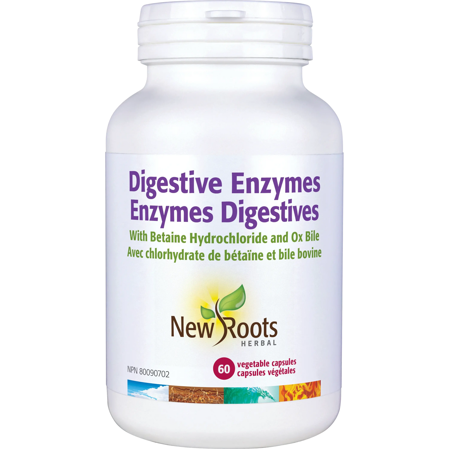 New Roots   Digestive Enzymes   60 capsules