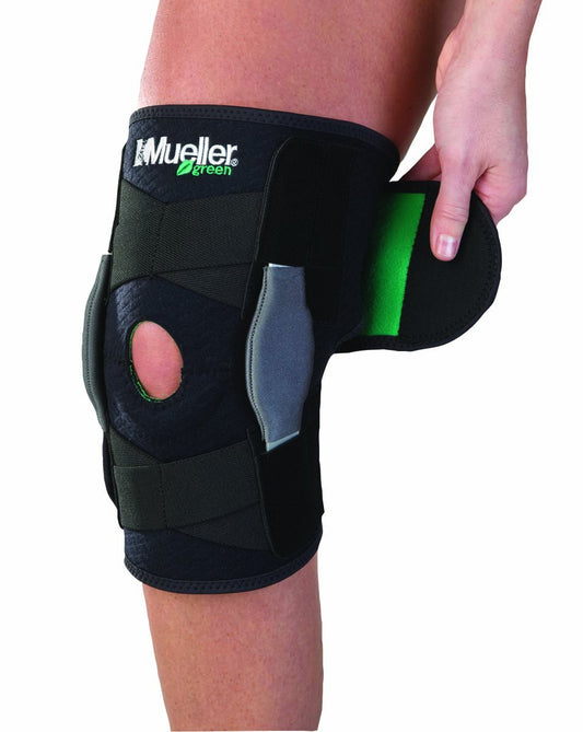 HINGED KNEE BRACE GREEN 1SZ MUELLER