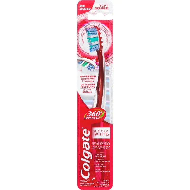 COLGATE T/B 360 OPTIC WHITE SOFT pack of 6