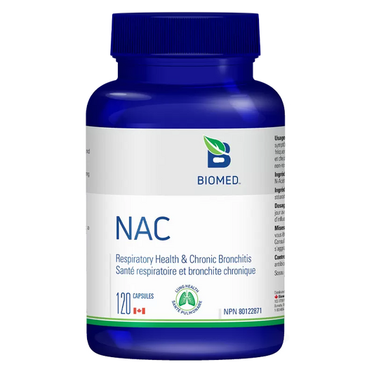 BIOMED    NAC (N-acetyl-L-cysteine)   120 capsules