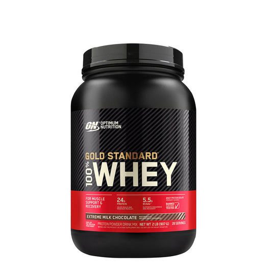 OMAHA PROTEIN POPCORN   GOLD STANDARD 100% WHEY   2lbs   EXTREME MILK CHOCOLATE