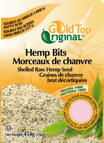 Gold Top Organics   Hemp Bits 454g