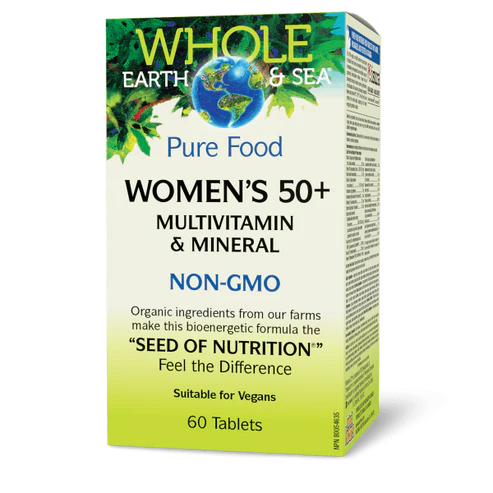 Natural Factors   Women's 50+ Multivitamin & Mineral, Whole Earth & Sea™   60tabs