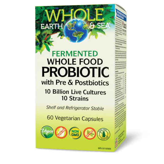 Natural Factors   Fermented Whole Food Probiotic 10 Billion Live Cultures/10 Strains   60vcaps