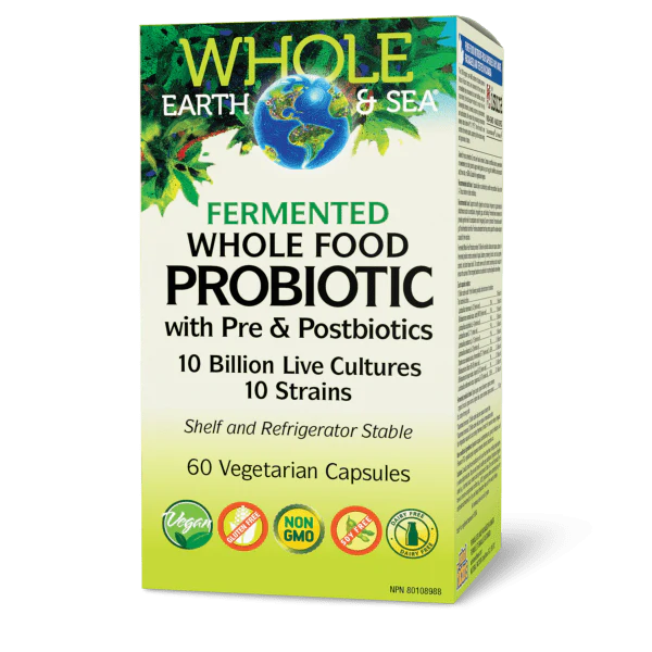 Natural Factors   Fermented Whole Food Probiotic 10 Billion Live Cultures/10 Strains   60vcaps