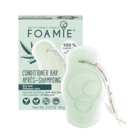 Foamie   Aloe Conditioner Bar Dry Hair 80g