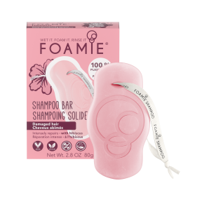 Foamie   Hibiscus Shampoo Bar Damaged Hair 80g