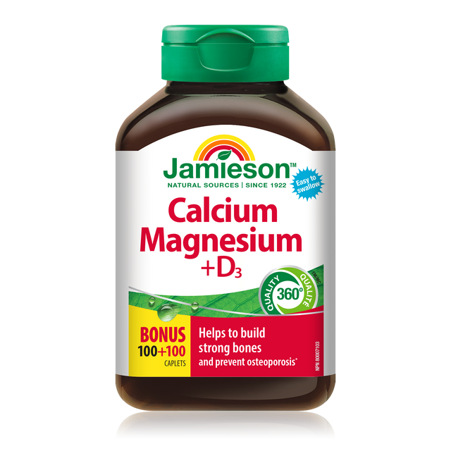 Jamieson    JMS Cal-Mag 2:1+Vit. D 100's+100's Free    100+100Caplets
