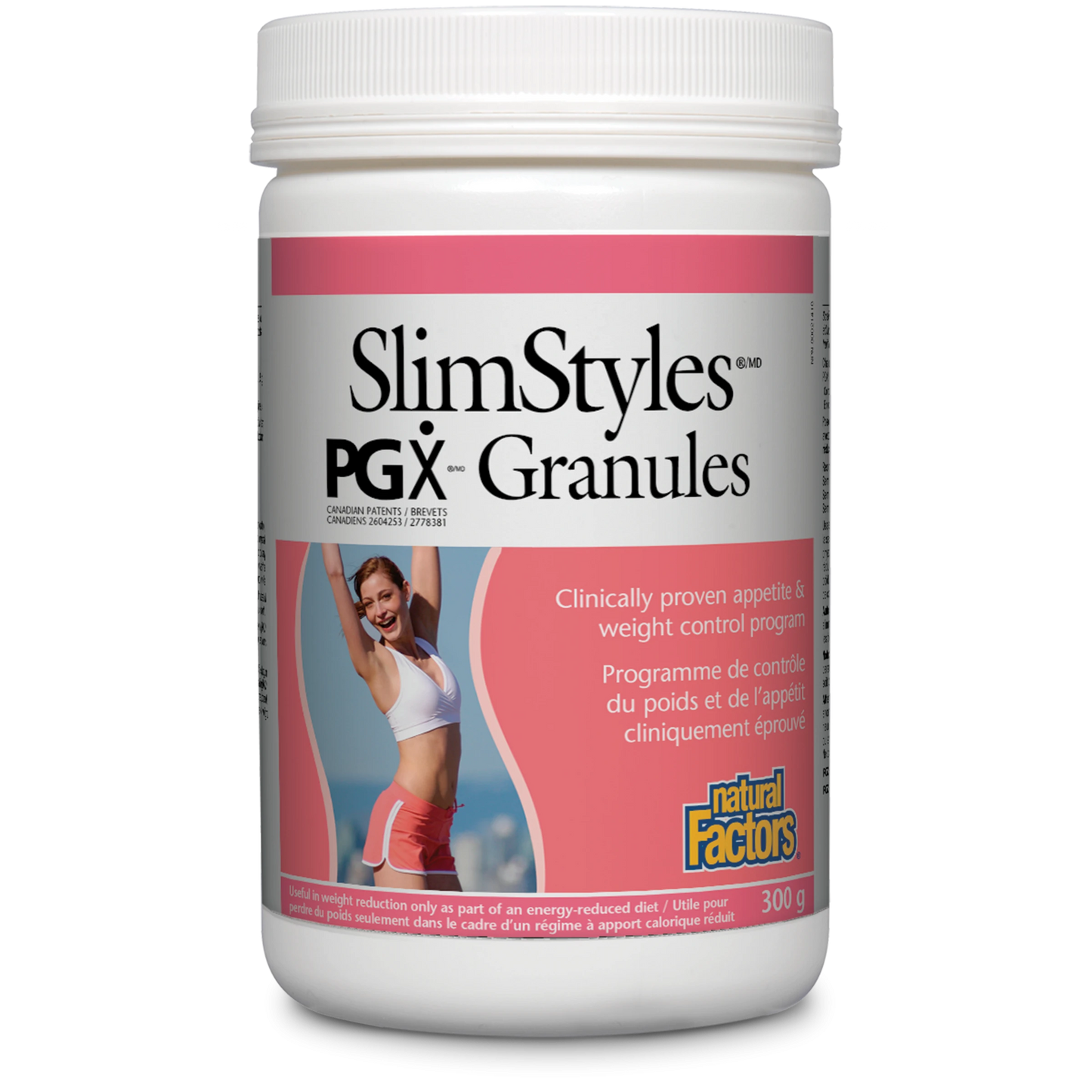 Natural Factors   SlimStyles® PGX® Granules   300 g grangran