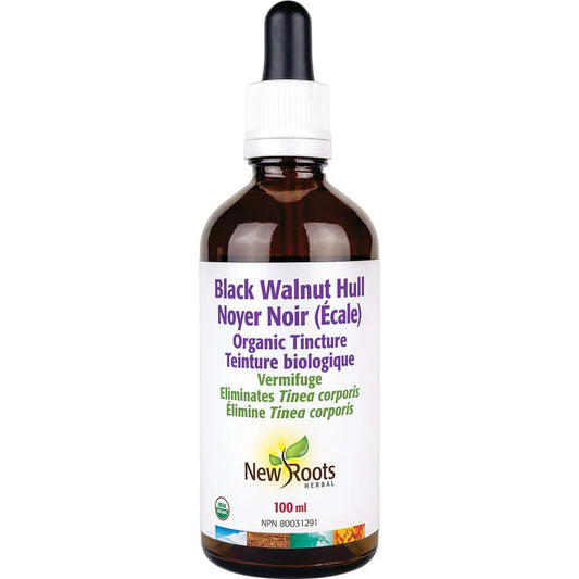 BLACK WALNUT HULL CERTIFIED ORGANIC TINCTURE  100ML