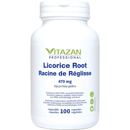Vitazan    Licorice Root (470 mg) 100 capsules